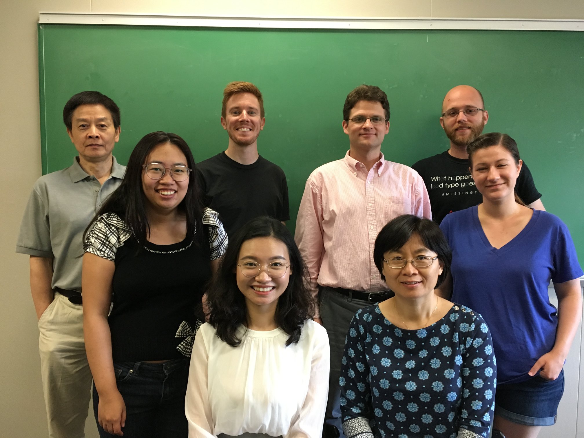 UNT - Bailu Zhang with her committee and friends. | Facebook