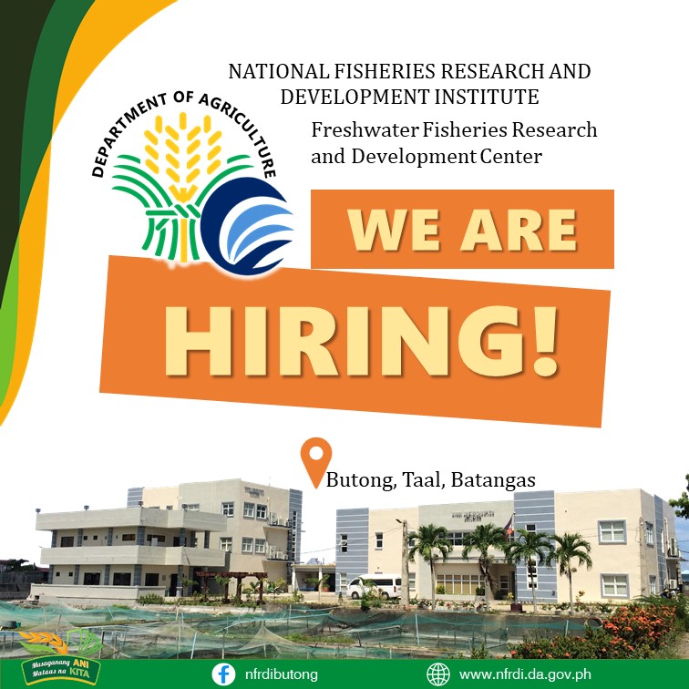 WE ARE HIRING ️ ️ ️ The Freshwater Fisheries Research and Development ...