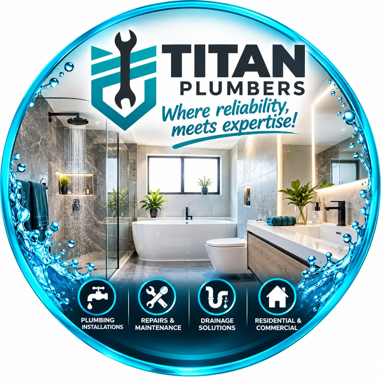 Golf day sponsored the first hole by Titan Plumbers, Was a great turn ...
