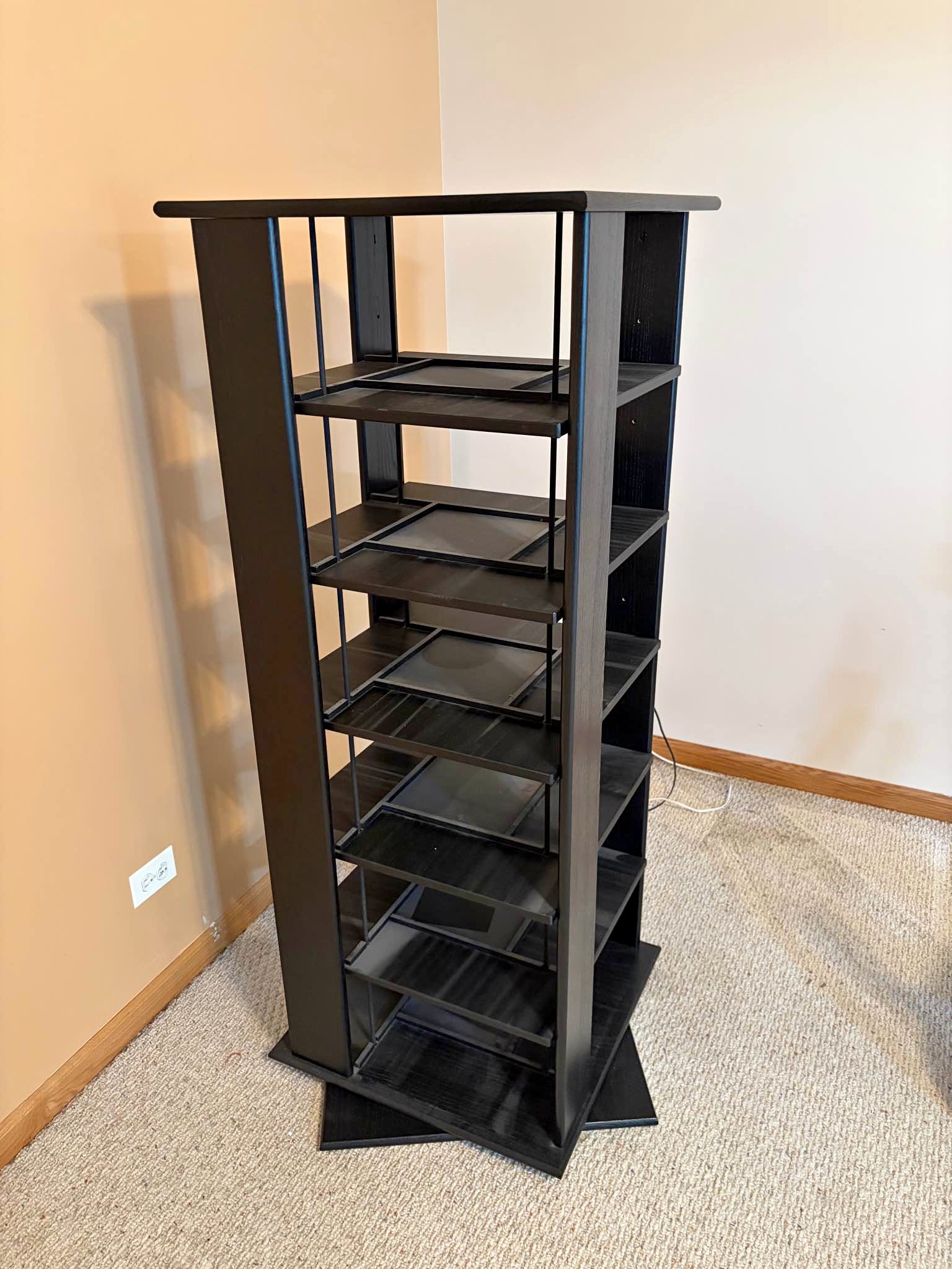 DVD CD ROTATING STORAGE RACK - Media Storage Racks - North Aurora ...