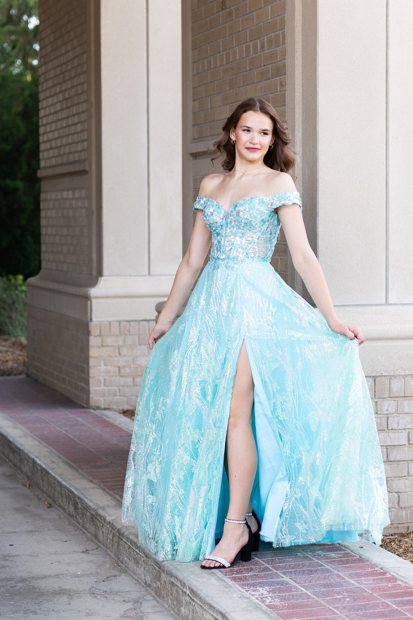 prom dresses lincoln ne Lace-Up Long A-Line Dress with Side Pockets PromGirl neck formal dresses with sheer embroidered corsets and long evening gowns for prom. Lincoln Formal Dress Boutique |