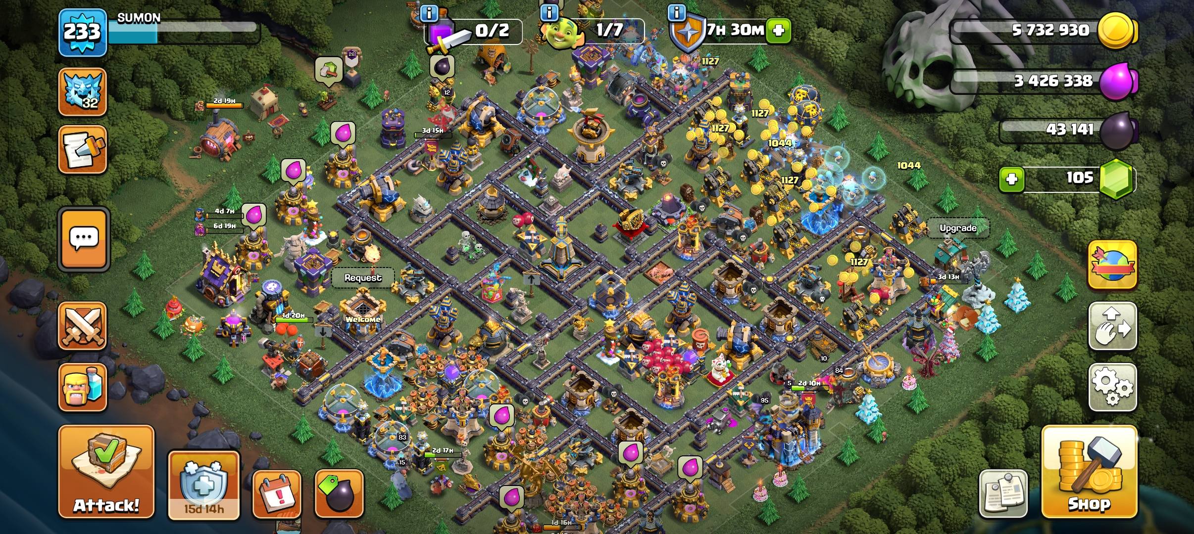 Clash of Clans accounts for sale