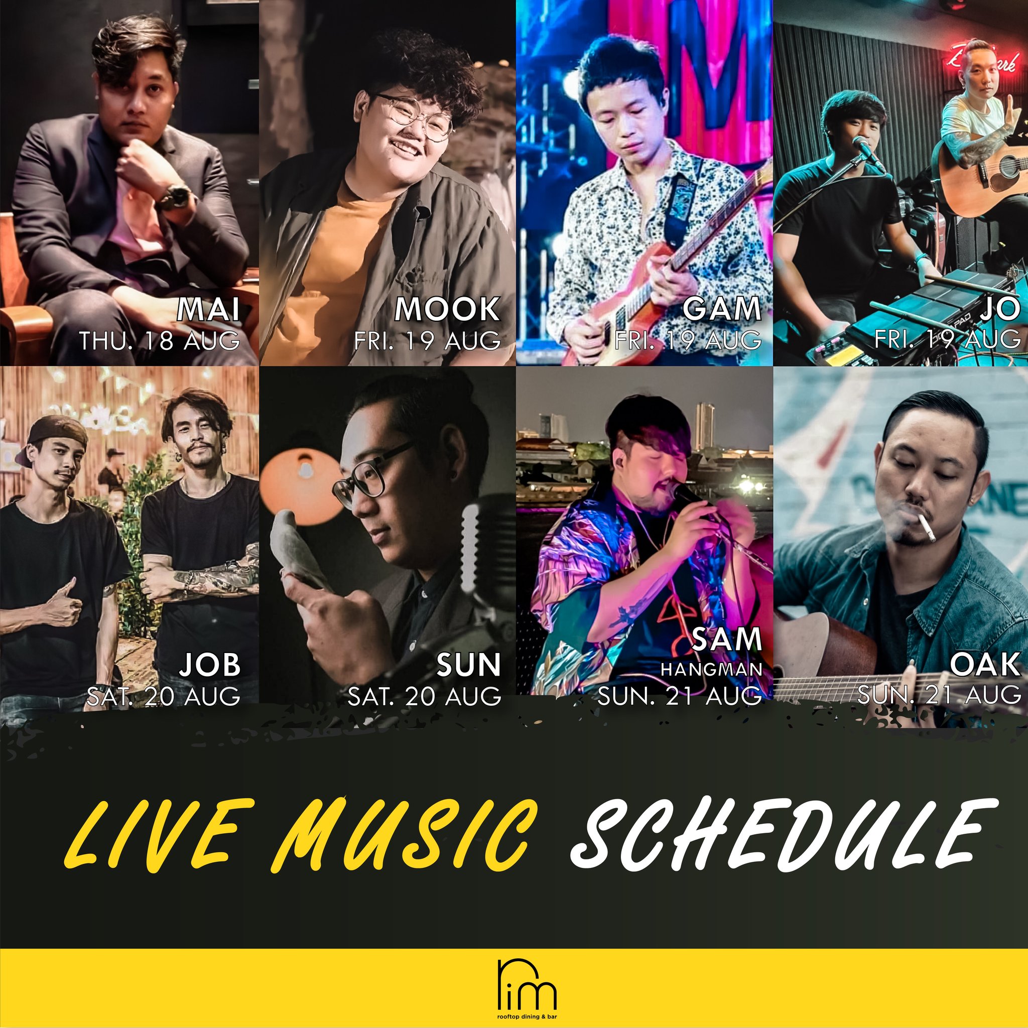 RIM - สัปดาห์นี้พบกับนักร้องหลากแนวหลายสไตล์ 🎶 ใครอยากฟังดนตรีสด ...