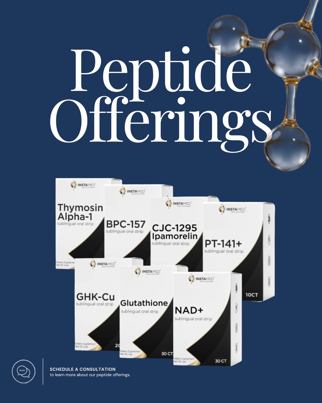 Peptide support at Meraki, tailored to your goals. From energy and recovery to skin support and overall wellness, our peptide offerings are designed to support you from the inside out. Not sure