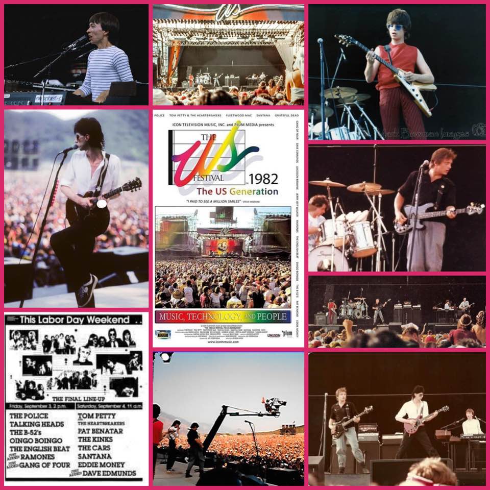 The Cars performed at the US Festival on September 4, 1982.