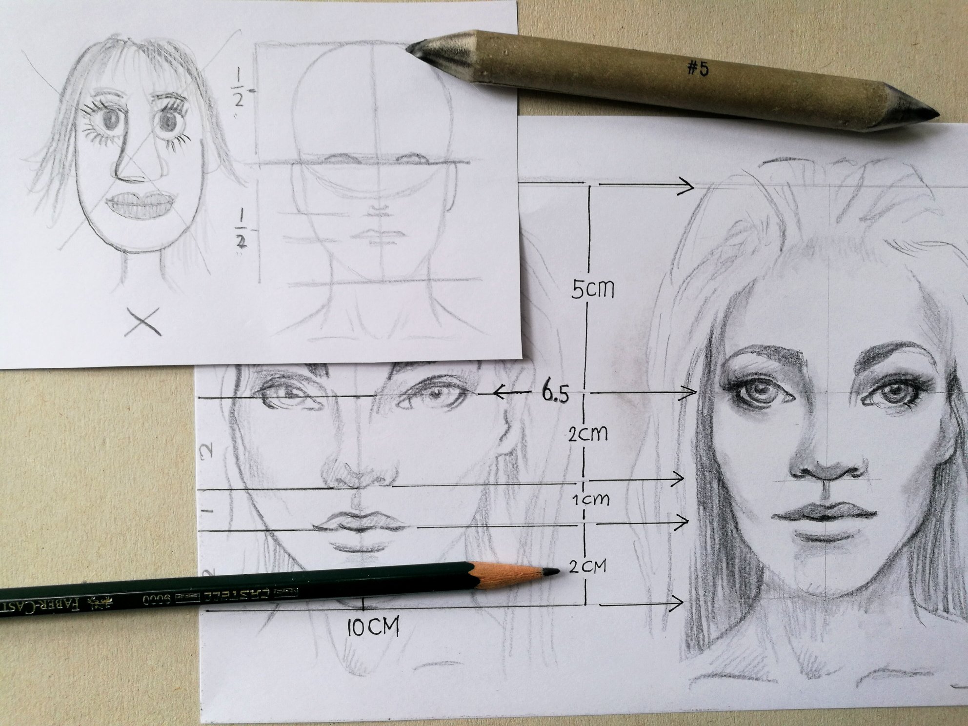 Lineke Lijn - Portret tekenen lastig?..... Vertel mij wat!...