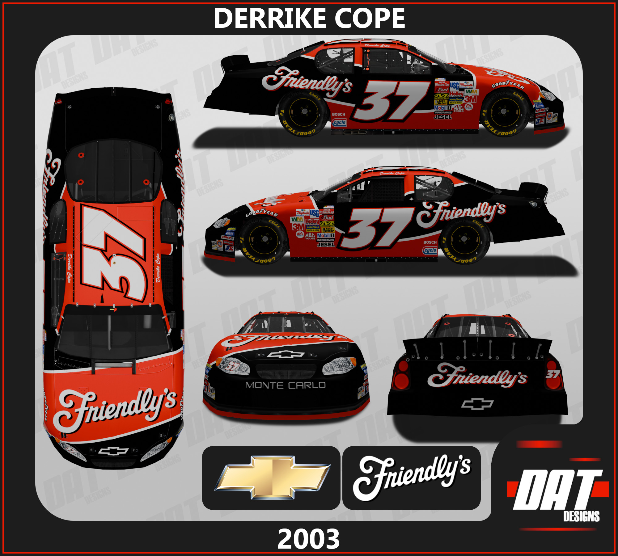 DAT - Chip Ganassi Racing #42 Dodge Jamie McMurray (R) - Havoline