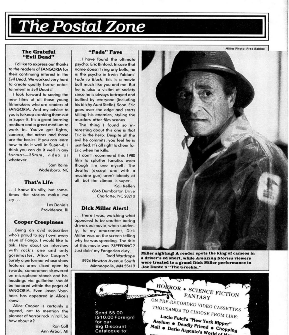 FANGORIA - For those unfamiliar with THE POSTAL ZONE... | Facebook