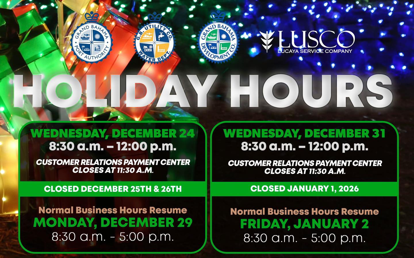 Grand Bahama Utility... - Grand Bahama Utility Company