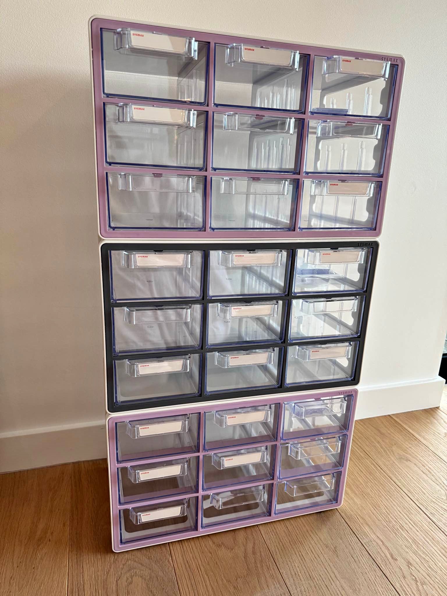 SYSMAX Modular Clear Drawer Organizers - Storage Drawers - San ...