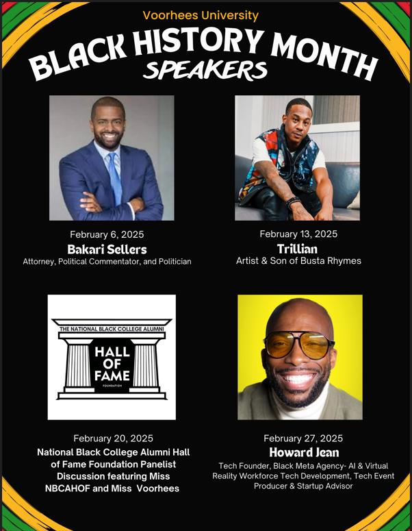 Voorhees - Black History Month is just around the corner, and we're ...