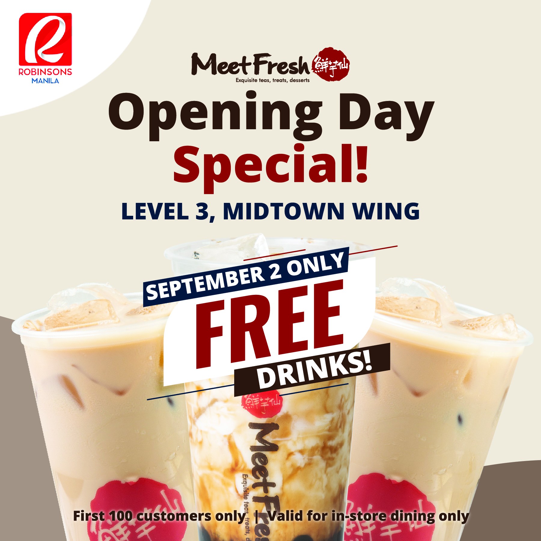 Meet Fresh PH's newest store is finally... - Robinsons Manila | Facebook