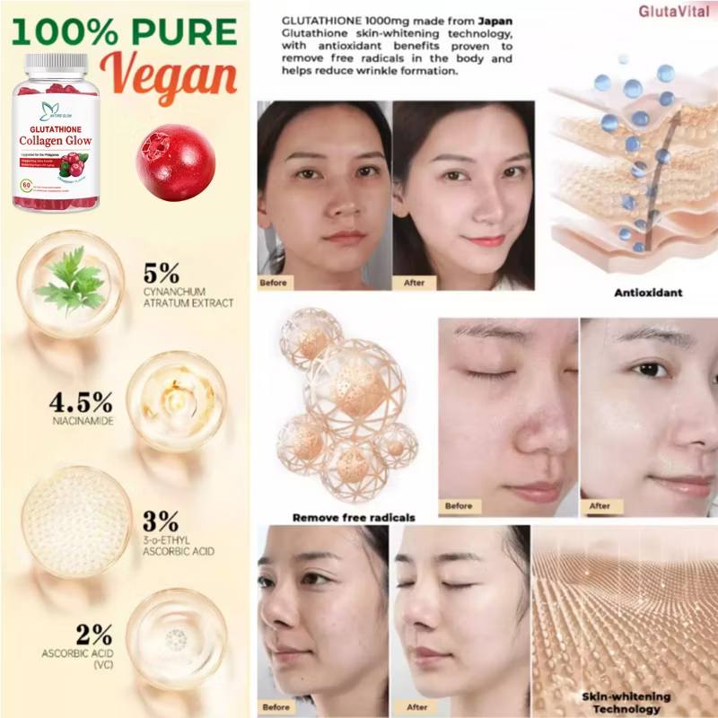 nature glow glutathione collagen glow benefits Your daily glow-up essential for busy days and brighter skin. Achieve that radiance with Watsons Brand Gummies with and Camu Camu! #WatsonsGenerics #WatsonsPH #ASWatsons185 halal-fda-approved-supplement Size:100 caps Medical treatment of autism