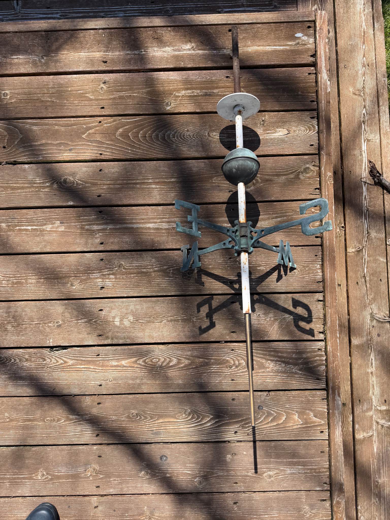 Vintage Metal Weathervane – Rustic Garden / Farmhouse Decor ...