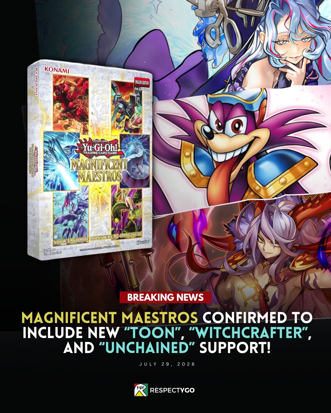Yu-Gi-Oh Revolution Booster set details and card types