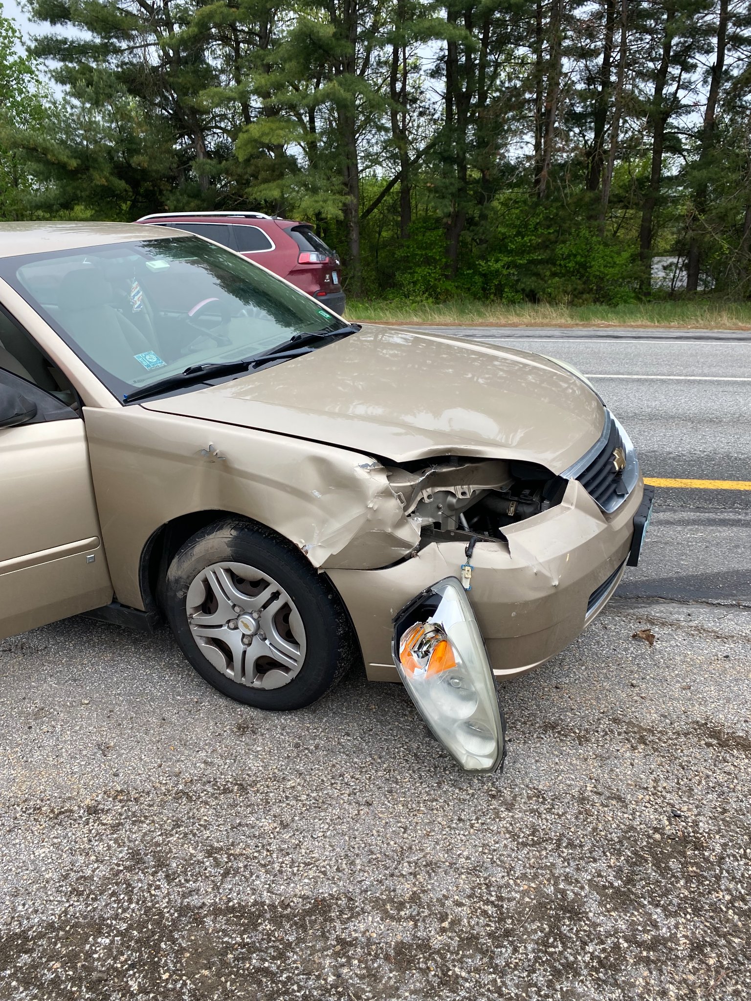 STATE POLICE CRUISER CRASH I-93 SOUTH CONCORD CONCORD, NH – On May 