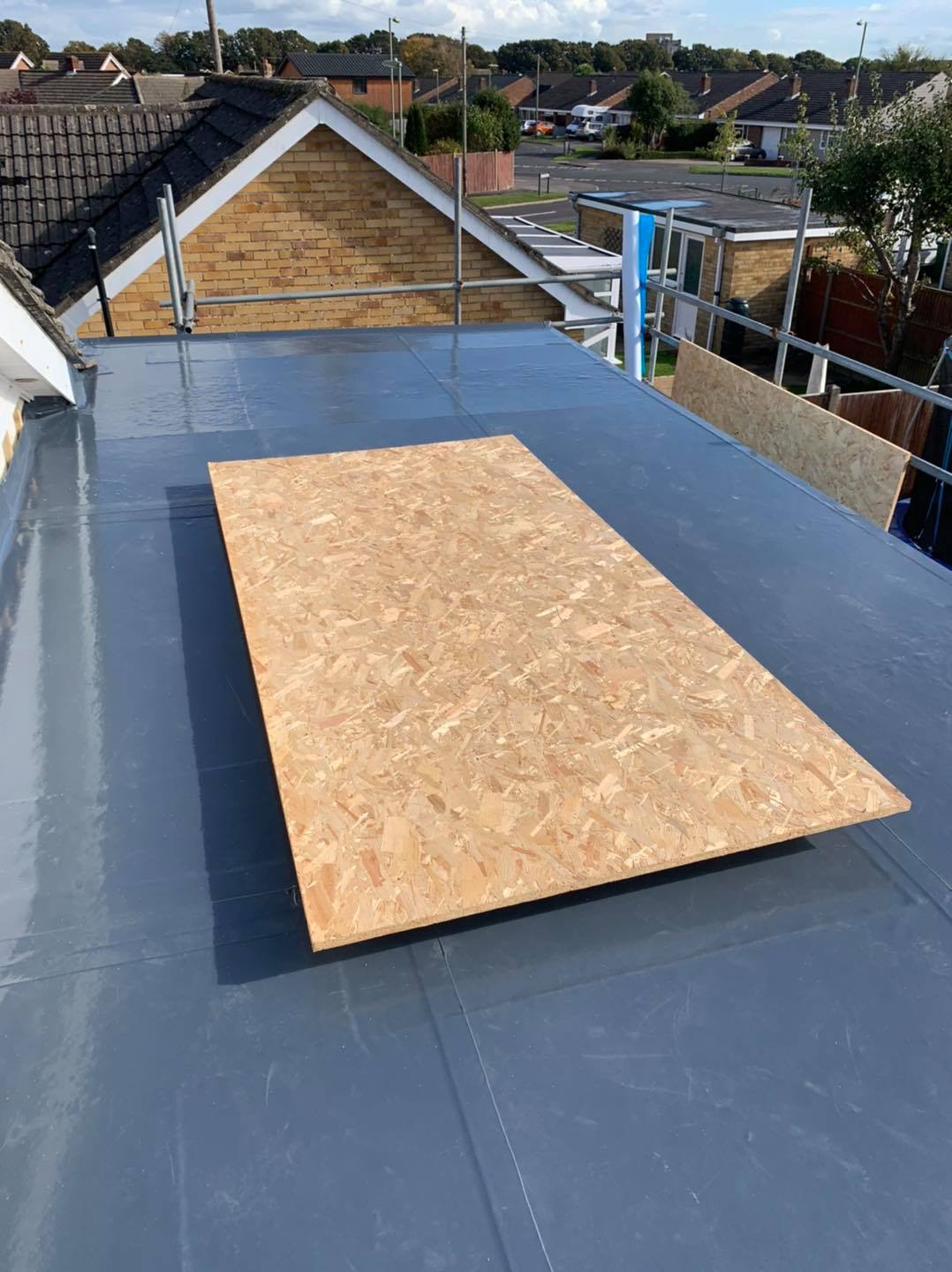SPP Roofing - New single ply alwitra extension in fareham