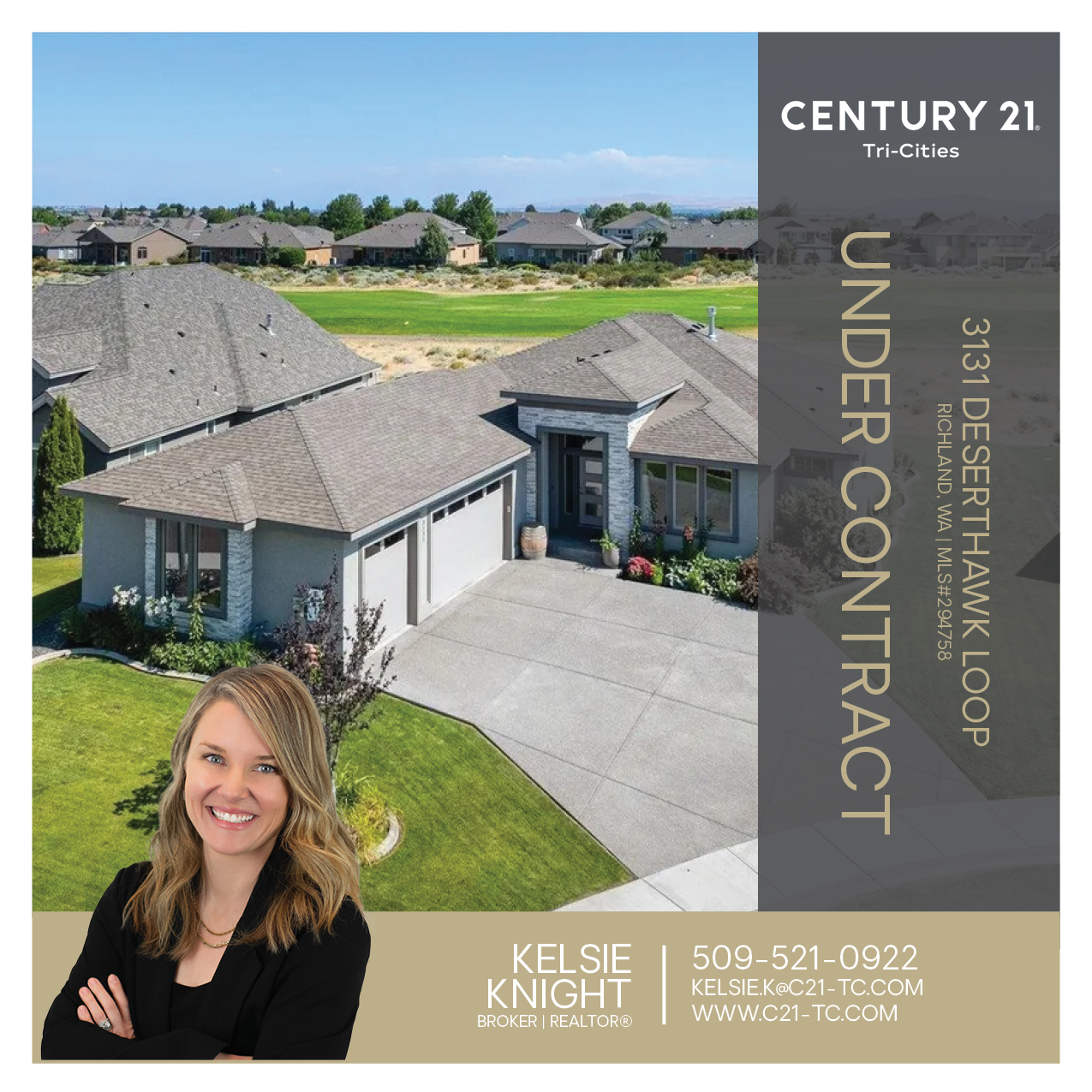 Richland home under contract with Kelsie Knight