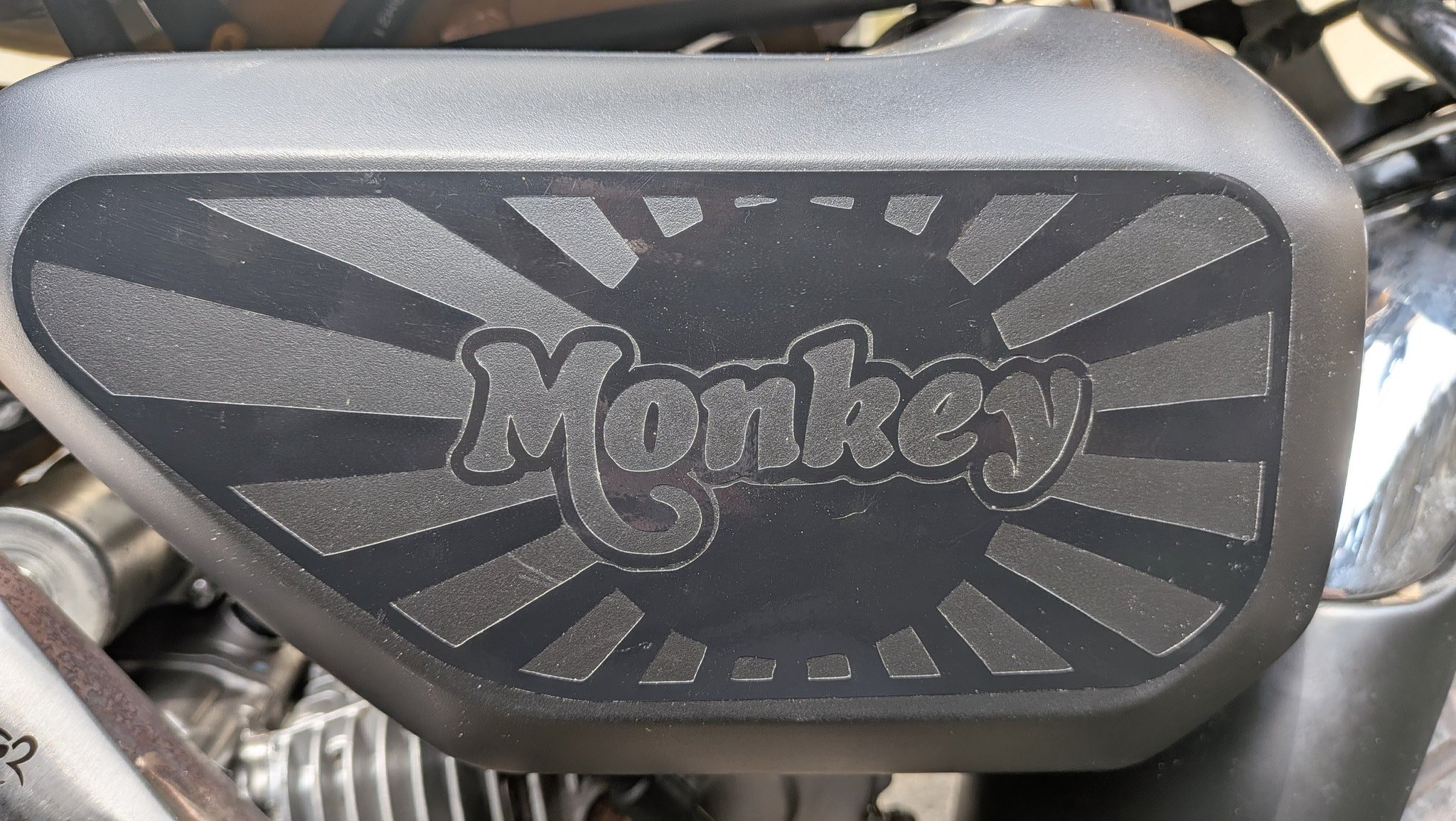 Unbranded 4pc Black 'S' 3D Emblem Decal Set – Motorcycle Gas Tank & Fender Badge Stickers