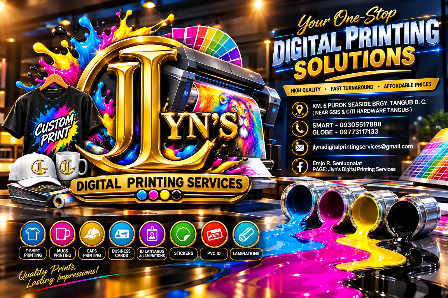 Jlyn's Digital Printing Services | Bacolod CIty