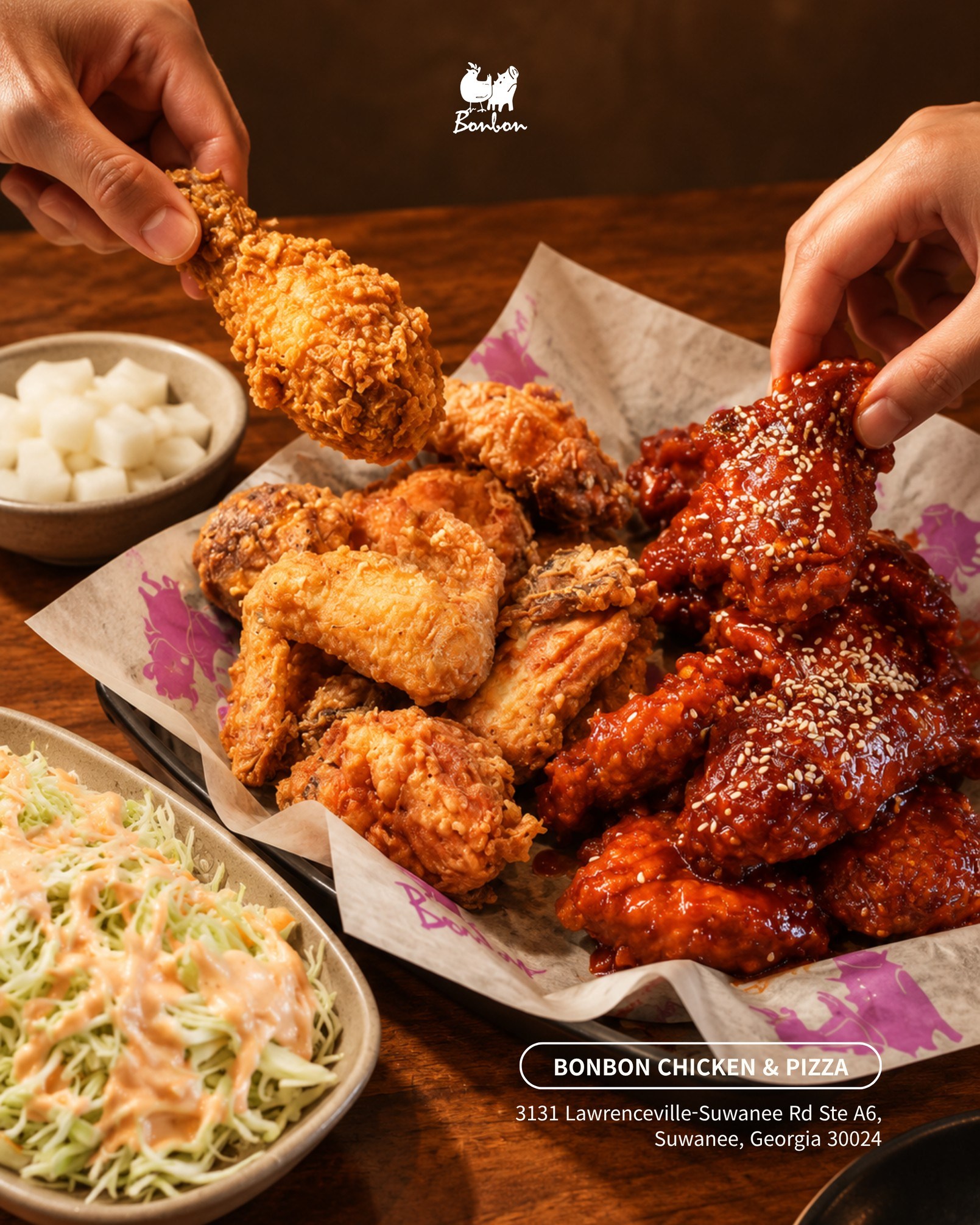 Bonbon Chicken, Tonkatsu, Pizza | Suwanee GA