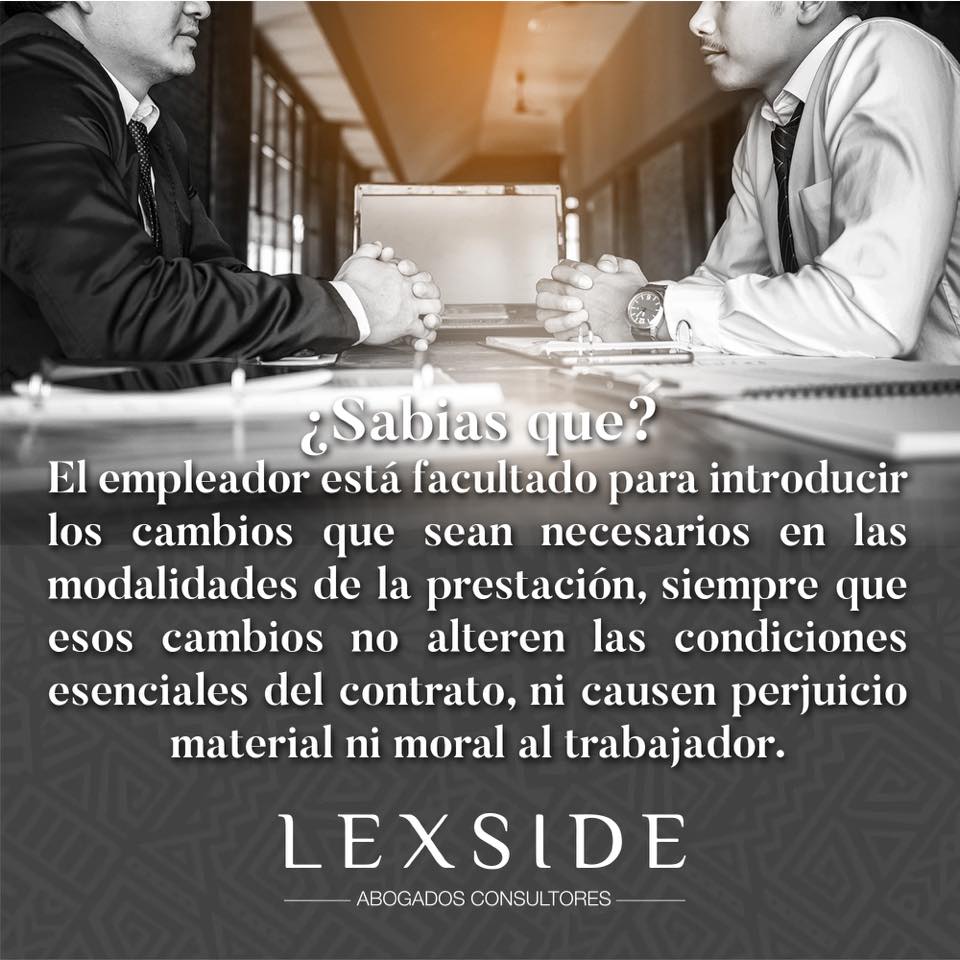 ¿Sabias? Que el empleador está... - Lexside Abogados | Facebook