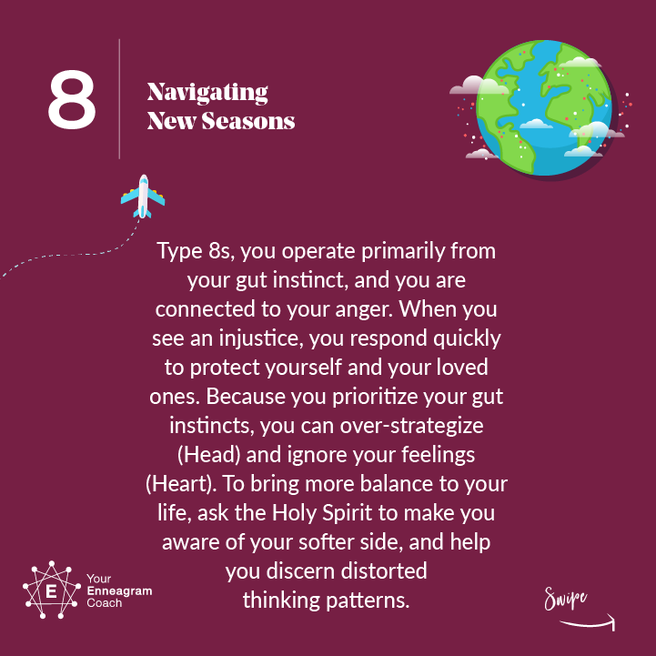 Type 8s, You operate primarily... - Your Enneagram Coach