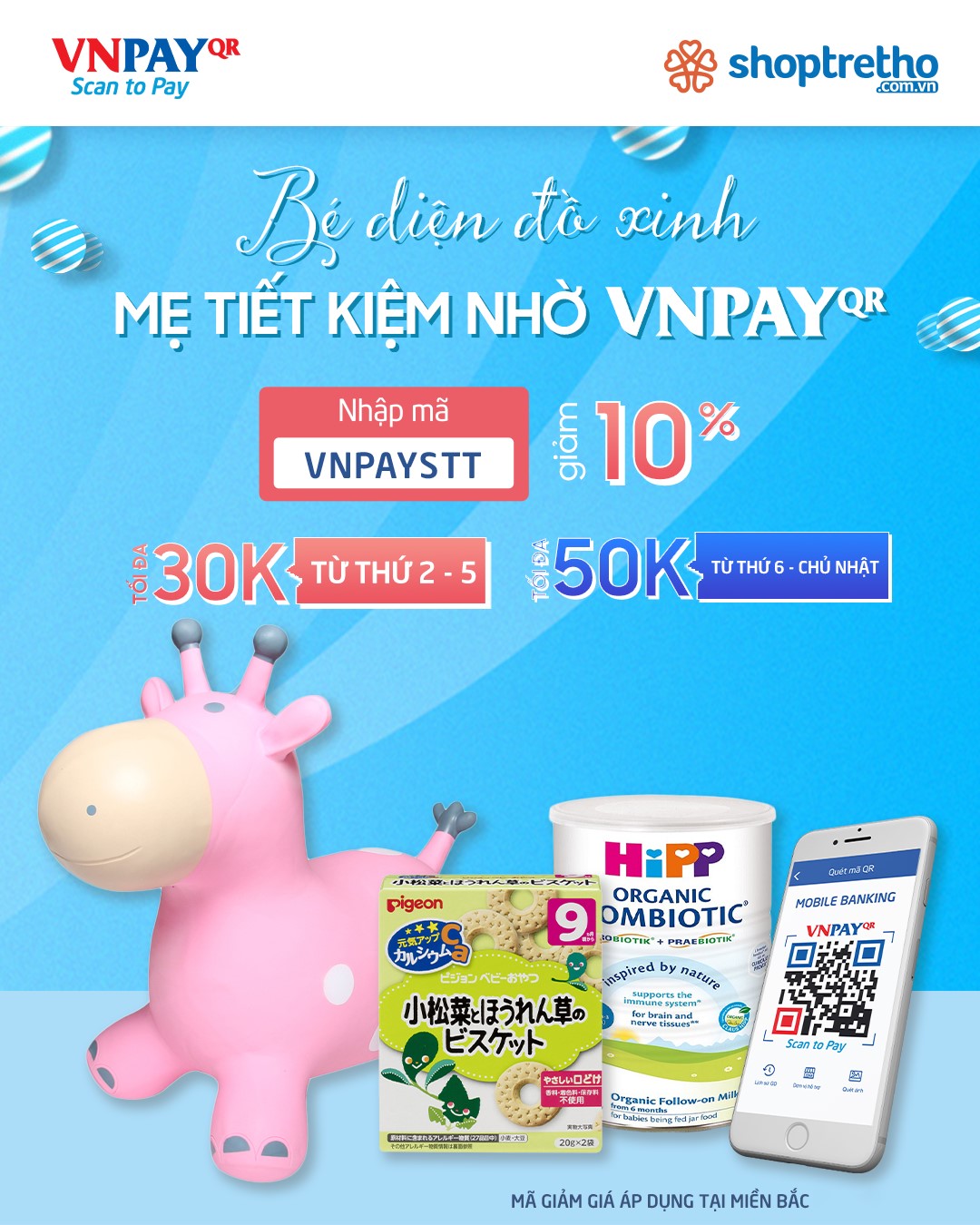 VNPAY - Bé diện đồ xinh - Mẹ tiết kiệm nhờ VNPAY-QR Chỉ... | Facebook
