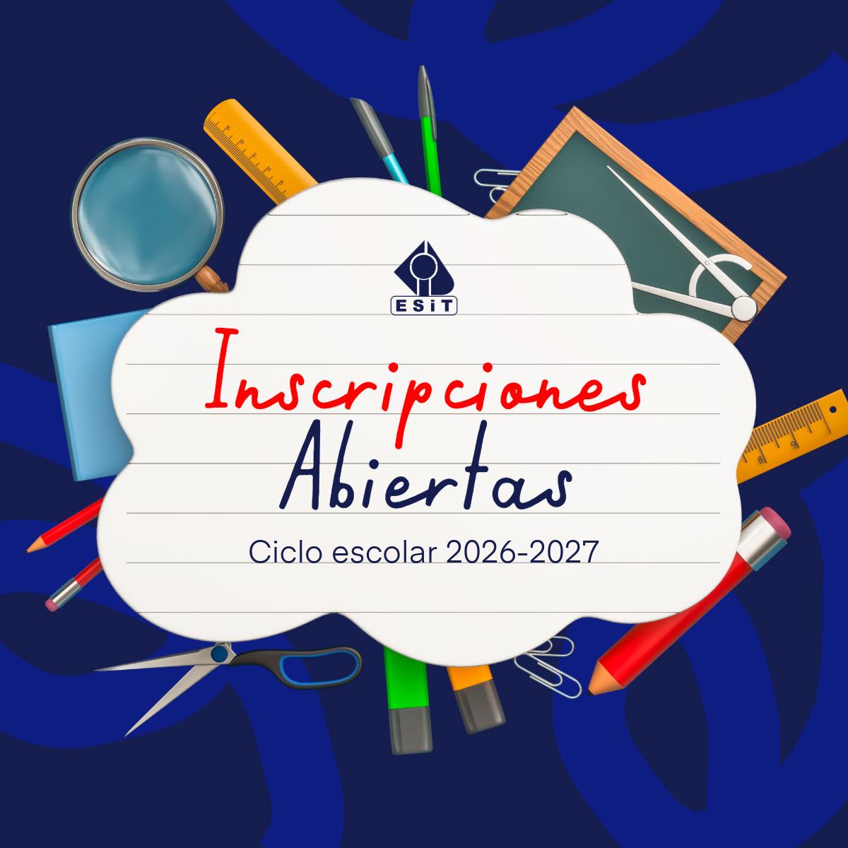 📣 ¡Inscripciones abiertas para el ciclo escolar 2026–2027! Forma parte ...