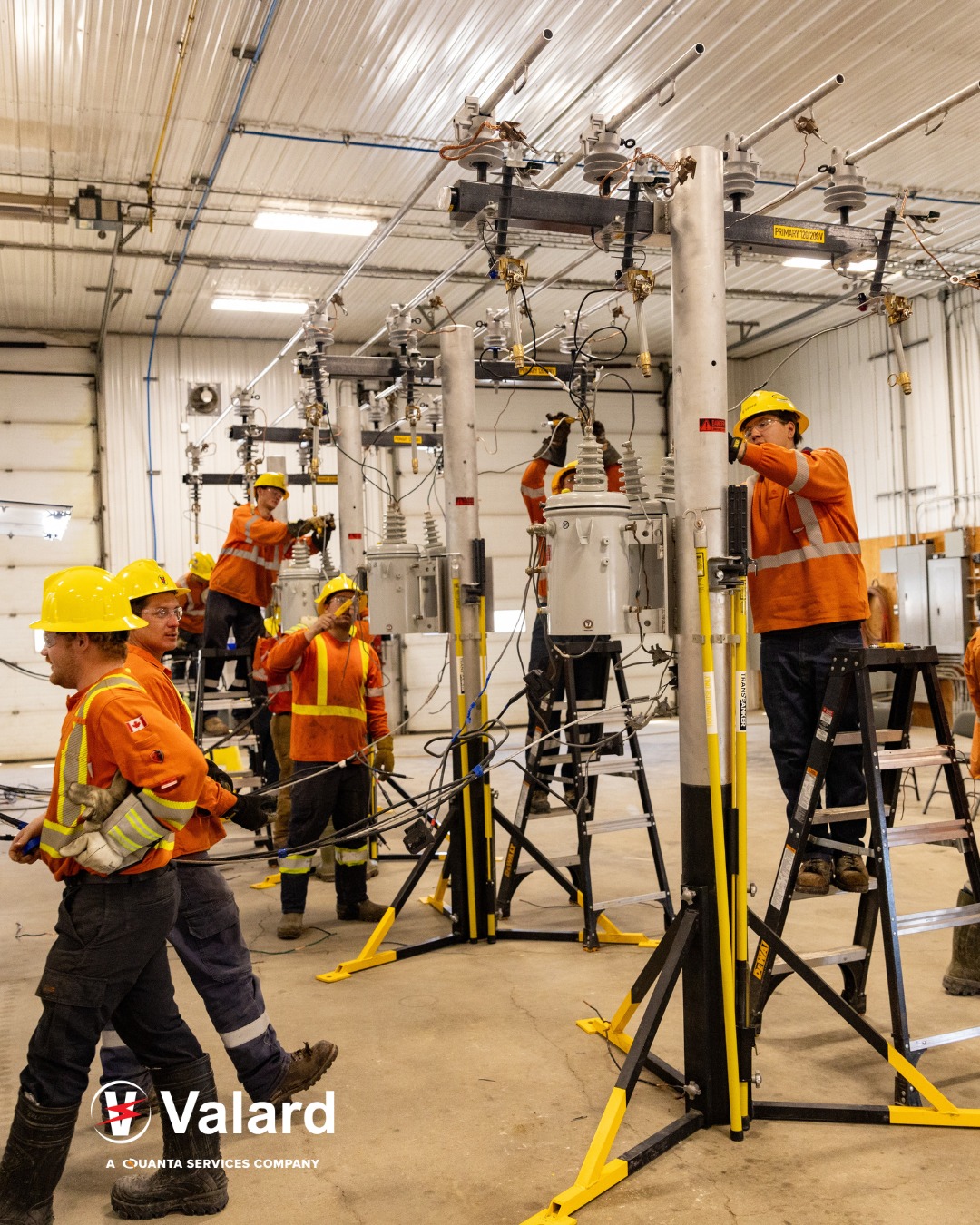 Valard Construction - Our crews are hard at it setting structures in ...