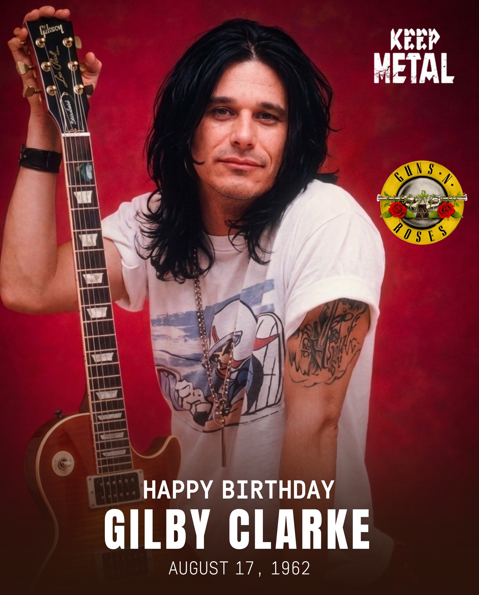Gilby Clarke's birthday and music career