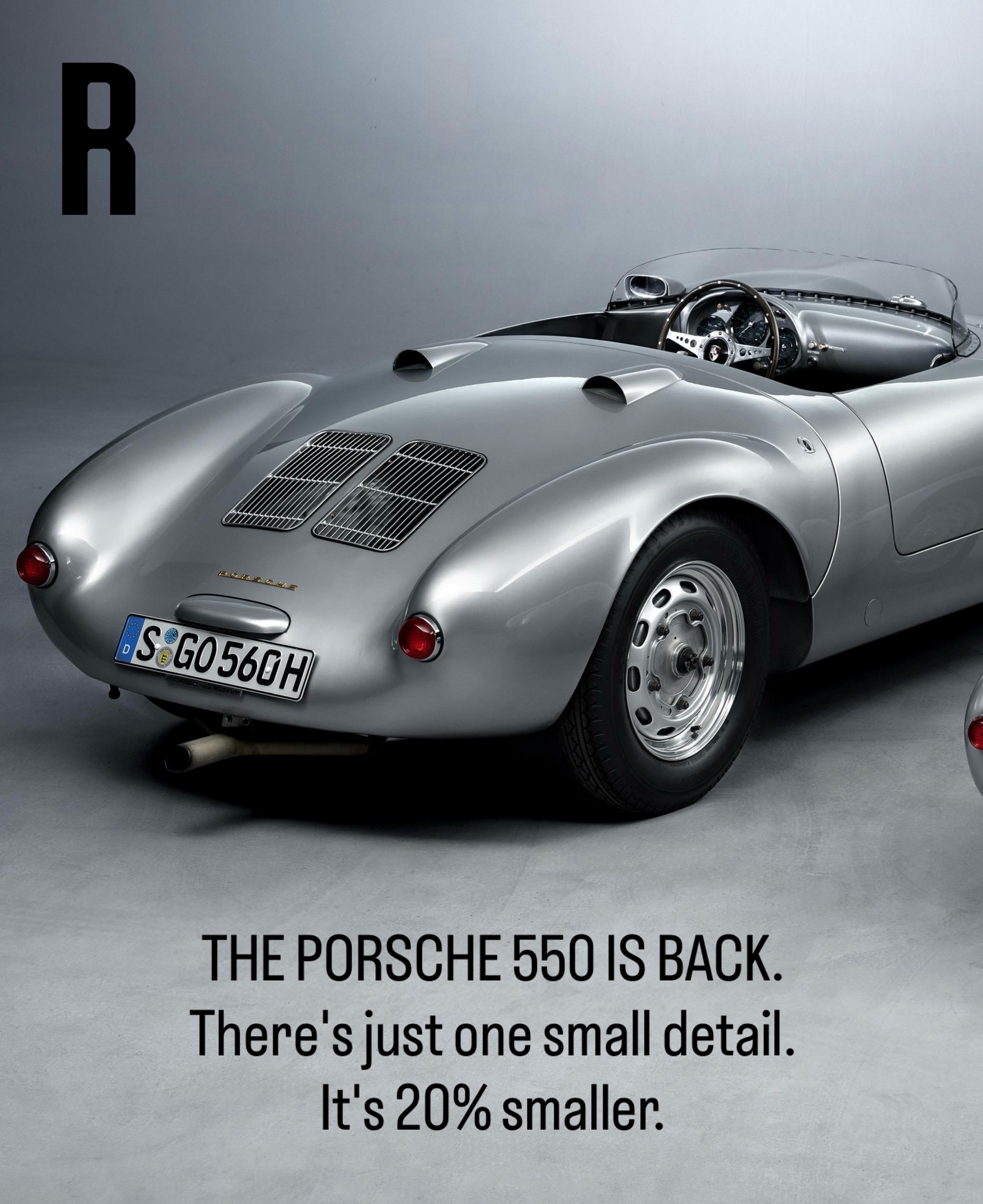 This is the Porsche 550 J, an officially backed miniature