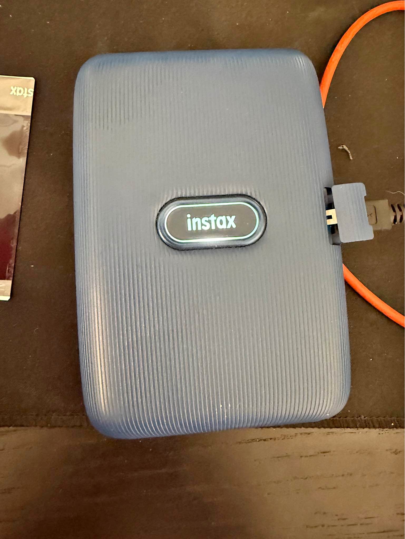 Fujifilm Instax Mini Link Smartphone Printer – Blue + 2 Film Packs ...