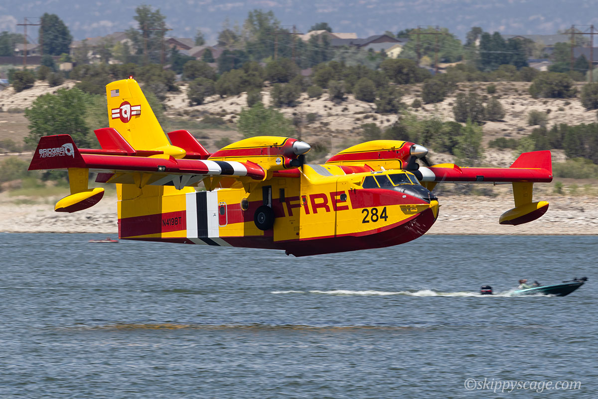 skippyscage - Viking CL-415EAF N419BT, tanker 284 | Bridger