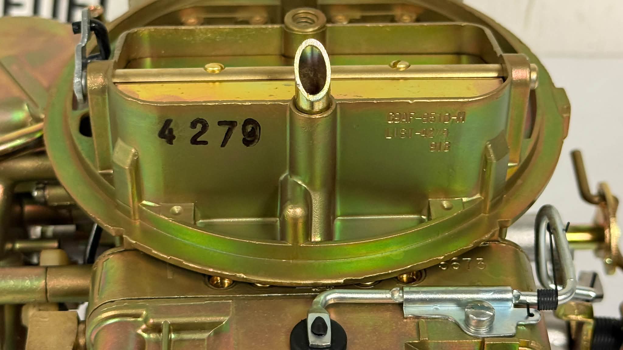 Vytas's List 4279 C9AF-9510-M 428CJ 4 speed carb