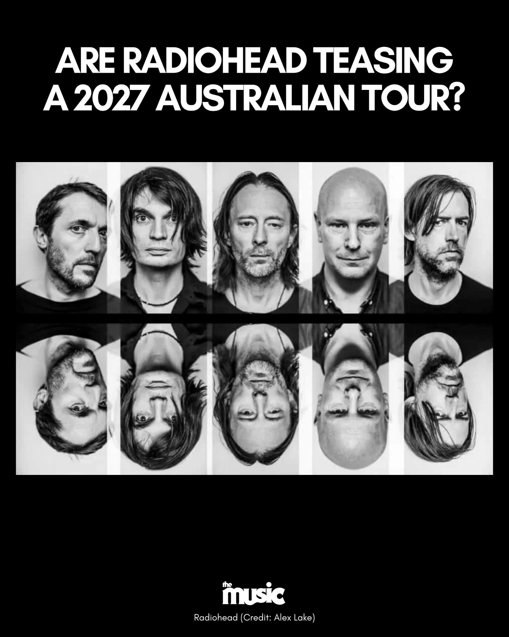 Radiohead Australian Tour teaser postcards revealed
