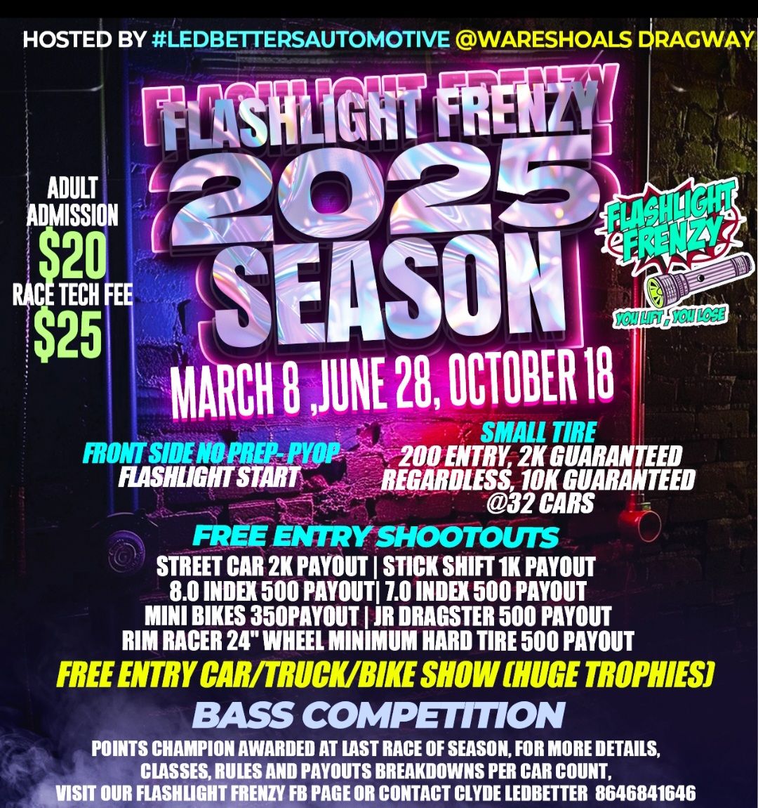 Flashlight Frenzy No Prep Race & Car Show 2025