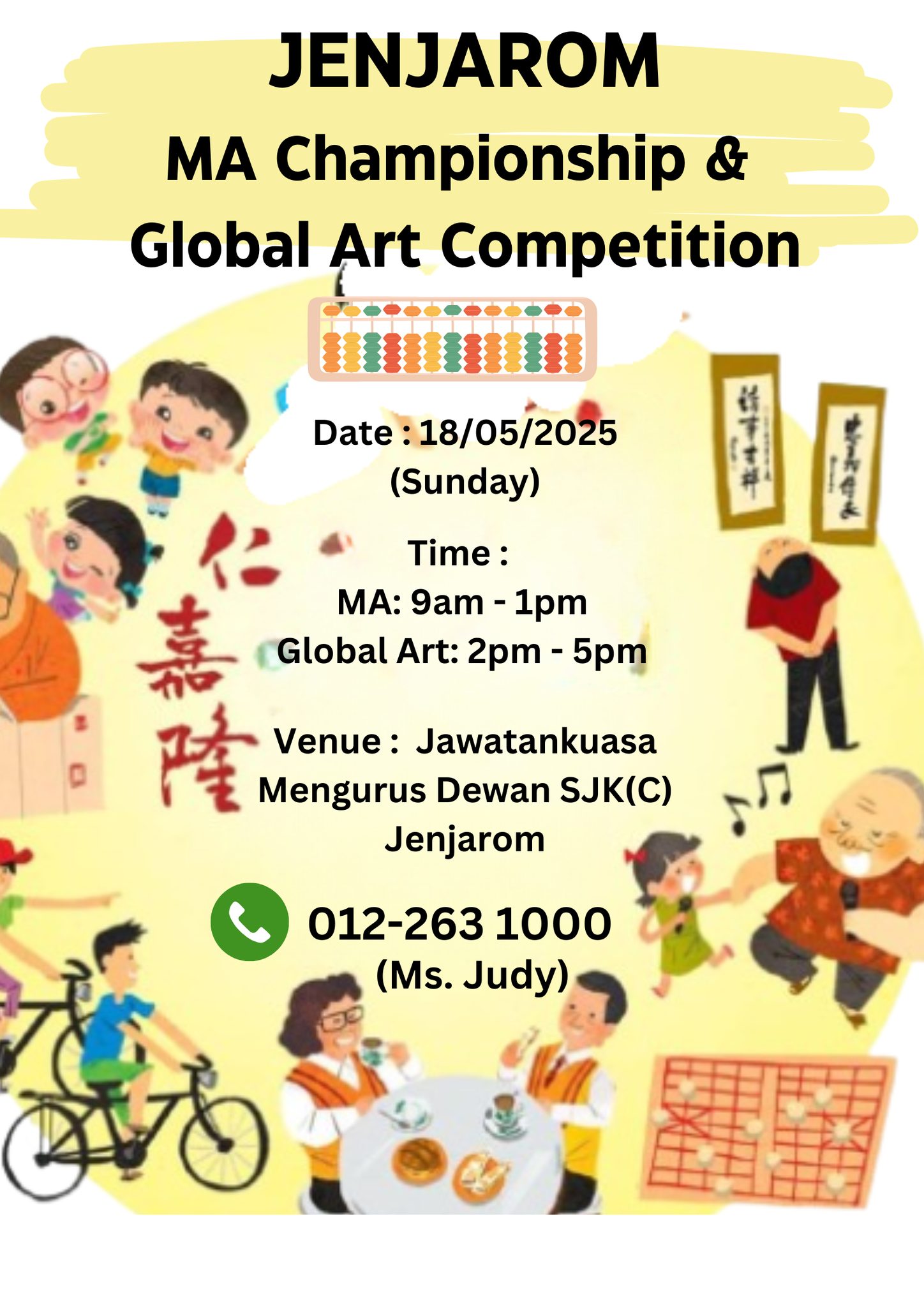 Jenjarom MA Championship & Global Art Competition