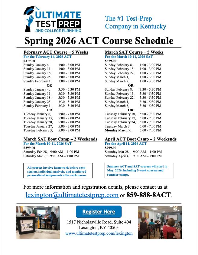 Ultimate Test Prep | Lexington KY