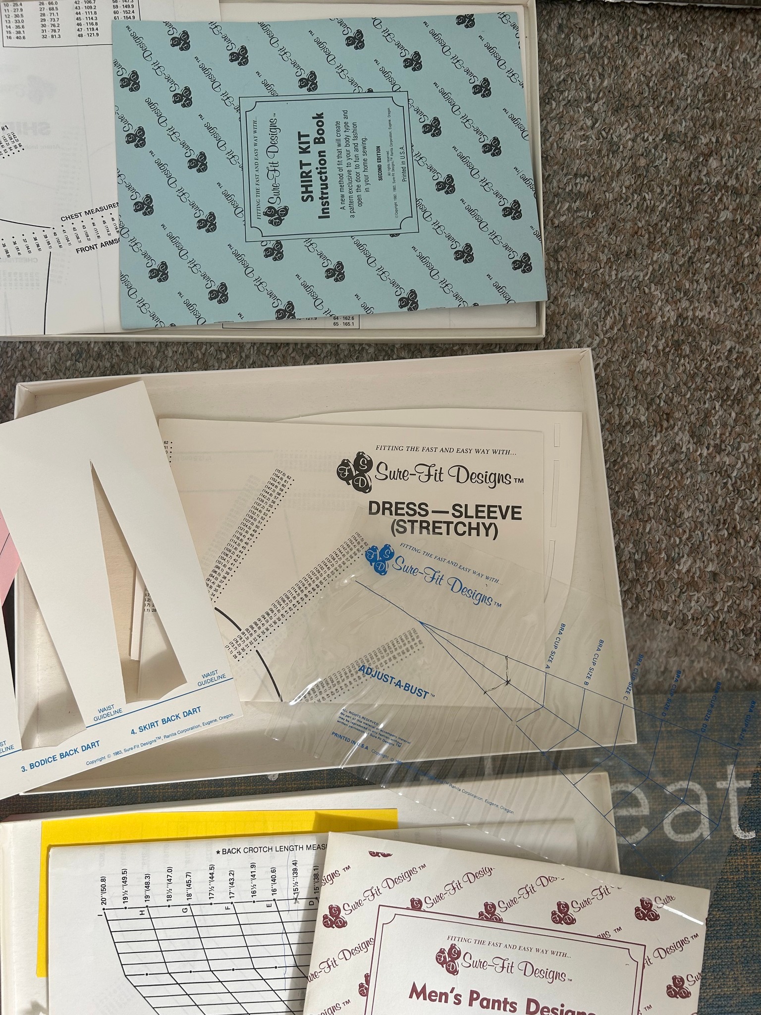 Pattern making kits - Vintage! - Sewing Patterns & Templates - Victoria ...