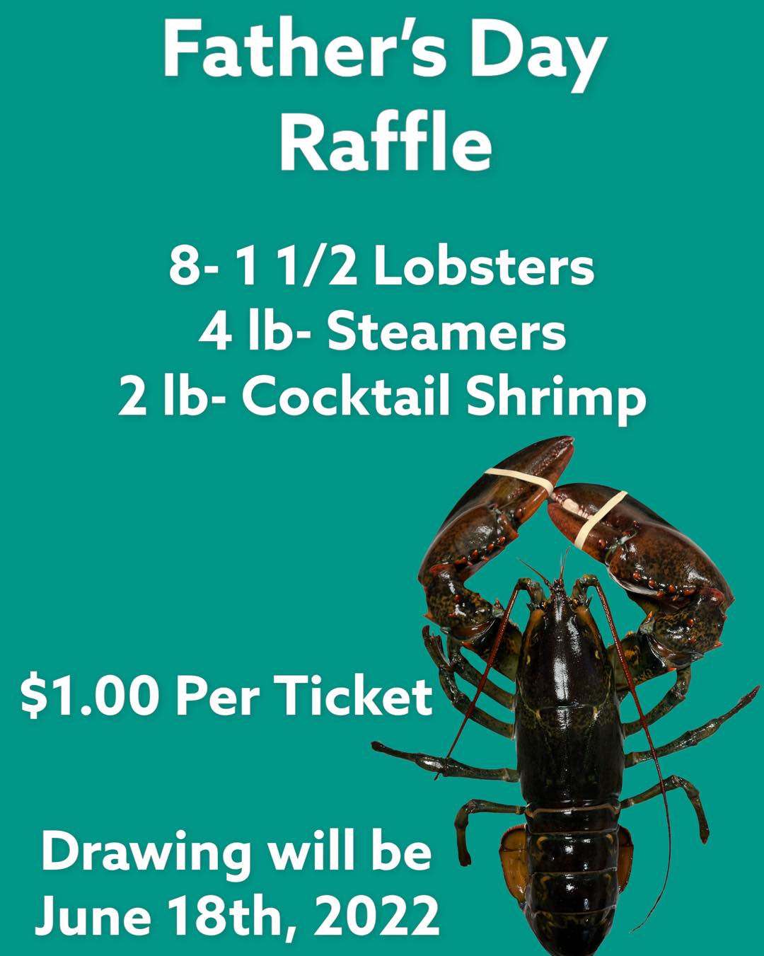 🦞Father’s Day Raffle 🦞... - Yankee Fishermen's Cooperative