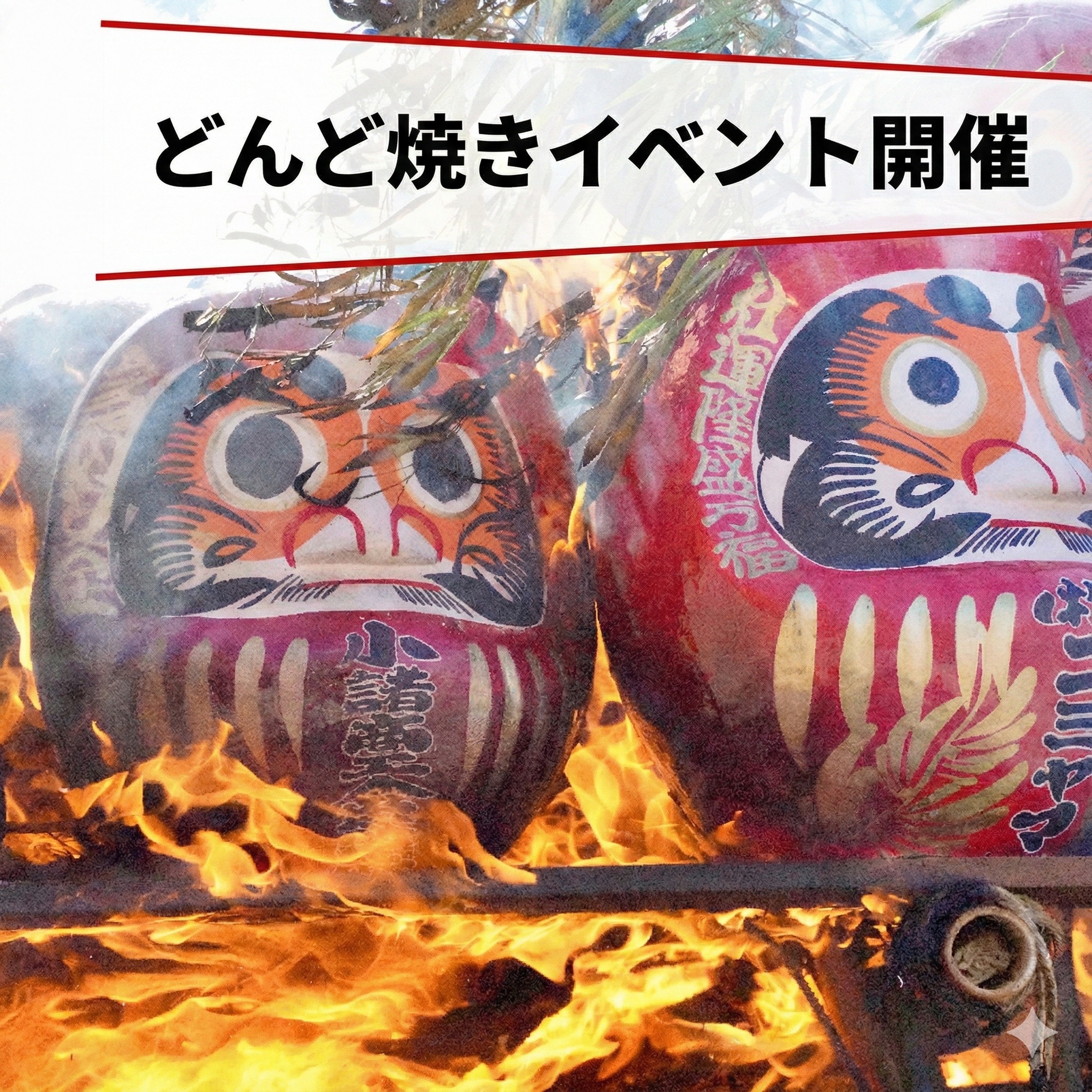 中棚荘どんど焼き