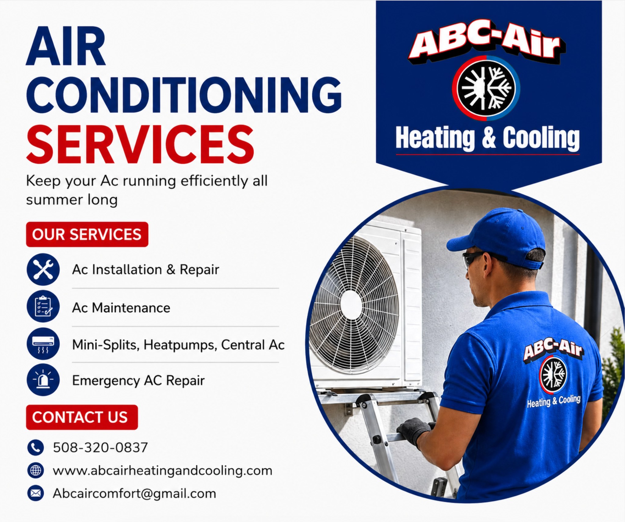 ABC AIR Heating & Cooling (@abcairheatingandcooling) • Facebook