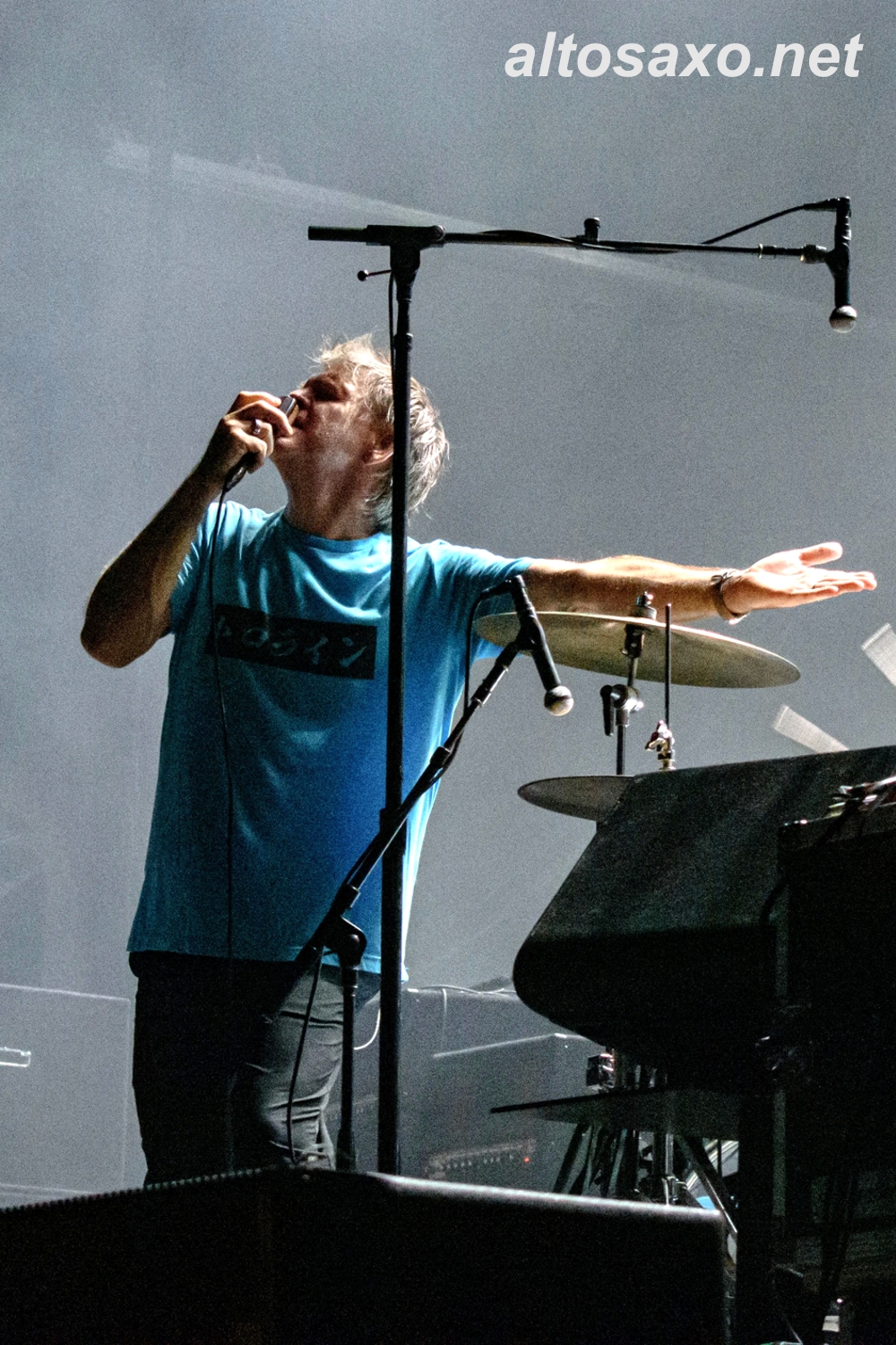 James Murphy of LCD Soundsystem performs at Iron Blossom Music