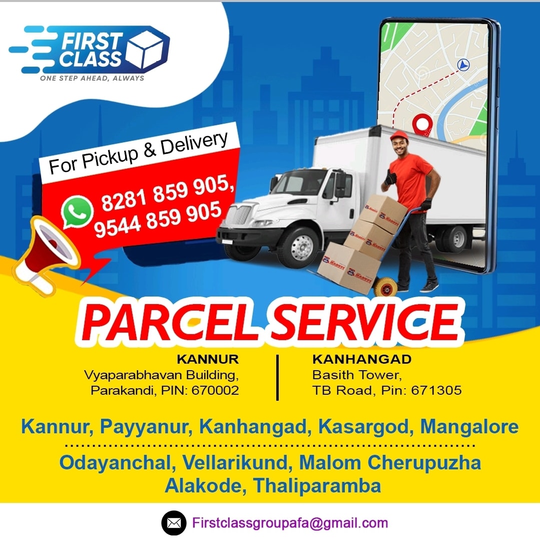 First Class Parcel Service & Transport | Kannur