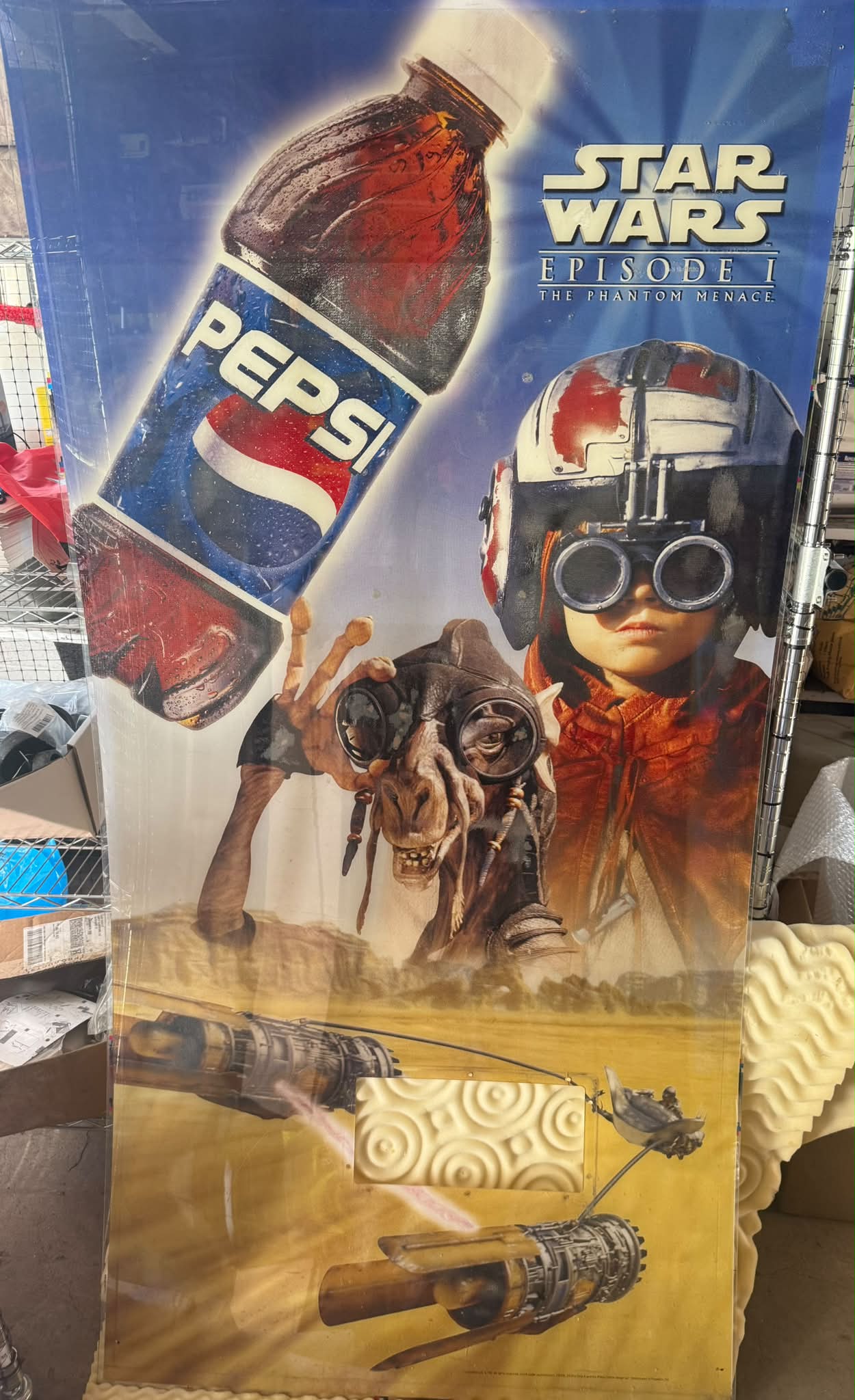 Rare Star Wars Episode 1 Pepsi promotional insert found