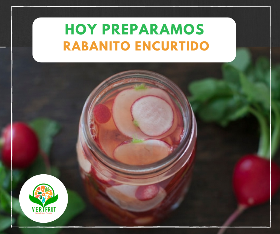 VeryFrut - Rabanito encurtido🌱 Un acompañamiento ideal en tus comidas ...