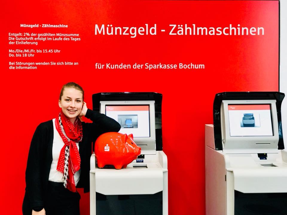 Wir haben neue Münzgeld-Zählmaschinen in der Sparkasse auf dem Dr-Ruer-Platz! Schauen Sie doch einfach mal mit Ihrem Sparschwein vorbei