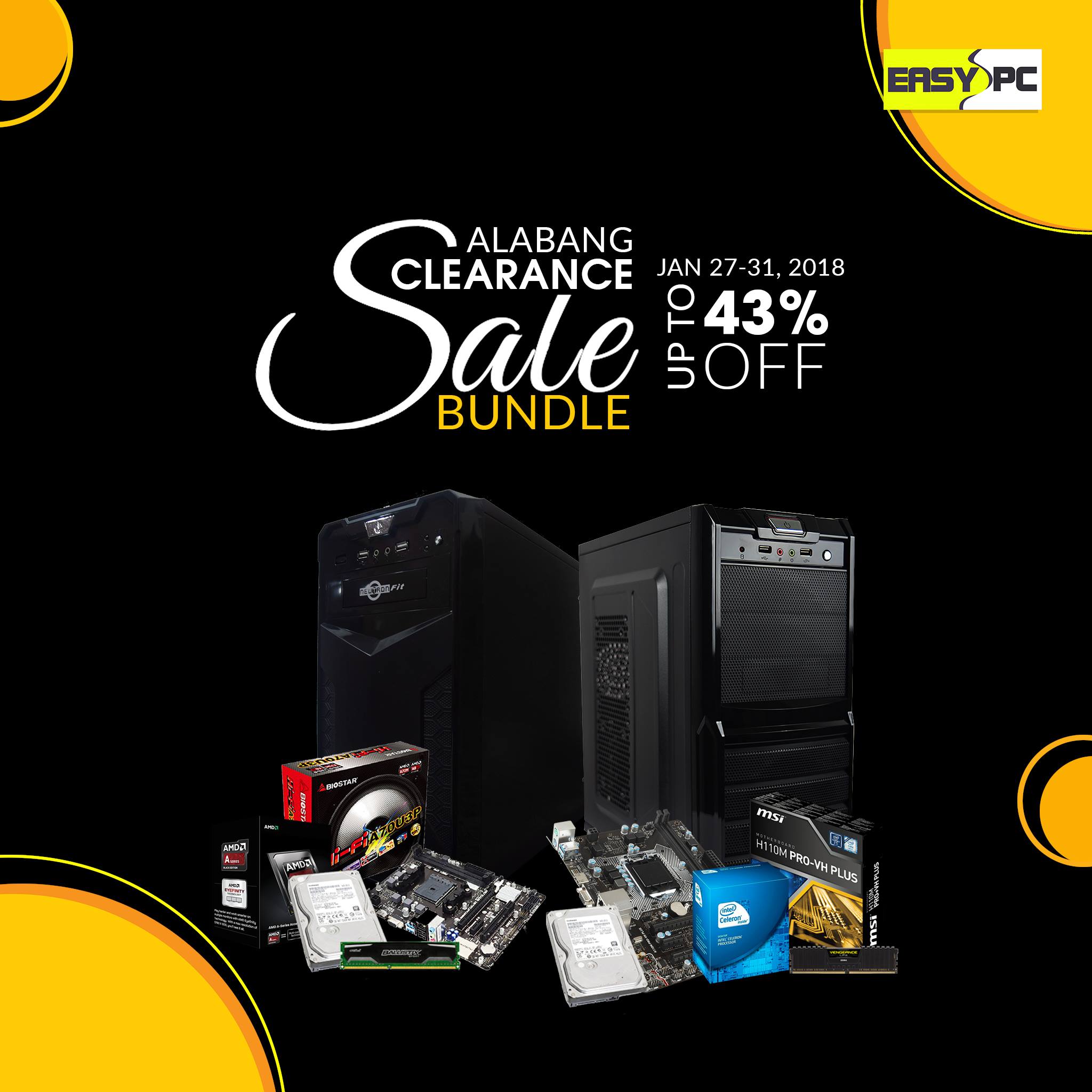 EASY PC - Easypc Alabang Clearance Sale. Get up to 43% off... | Facebook