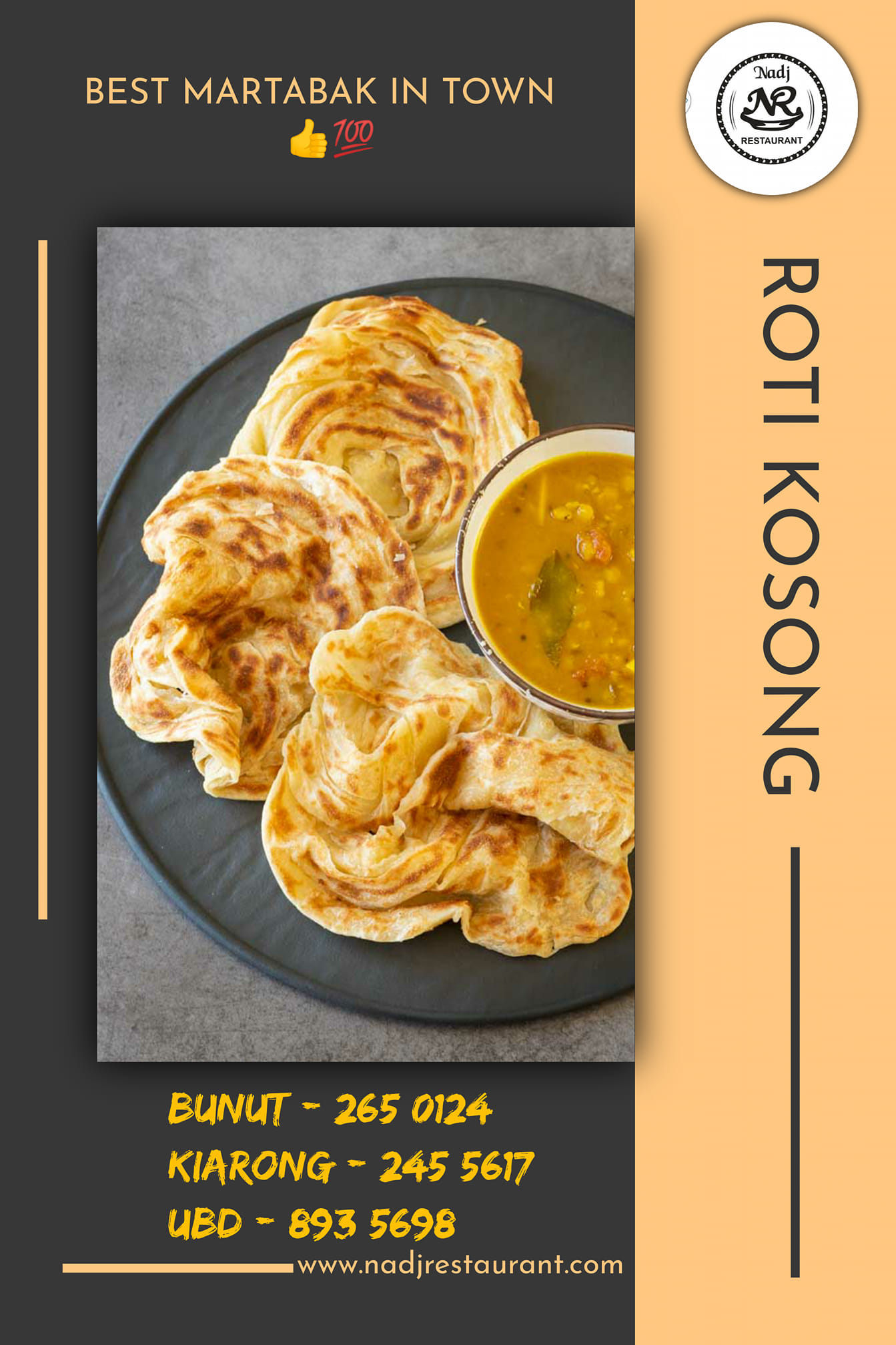 NADJ BUNUT - Roti canai, or roti chenai, also known as... | Facebook